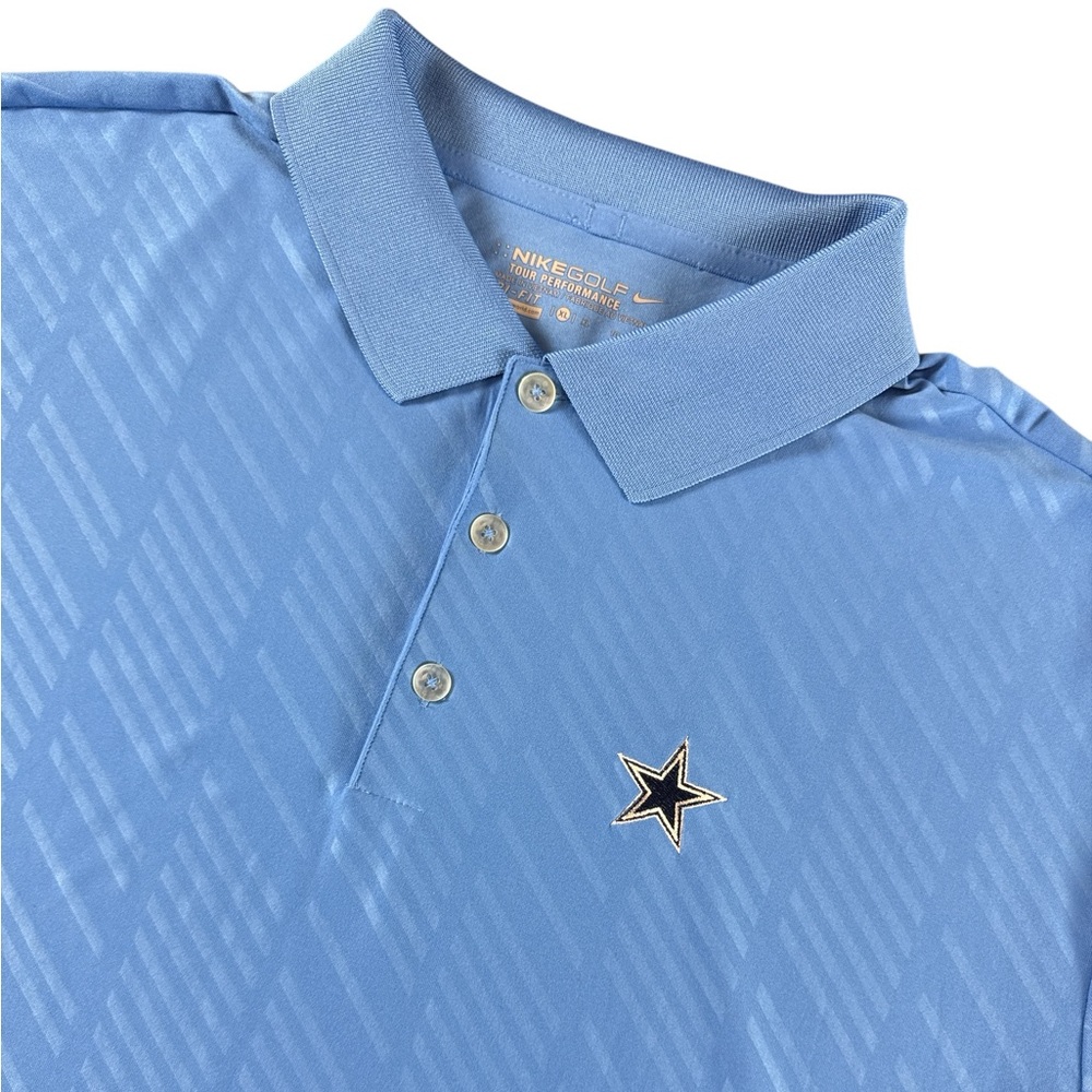 Nike Golf Tour Performance Dri-Fit Polo Cowboys Football Embroidered Logo Men XL